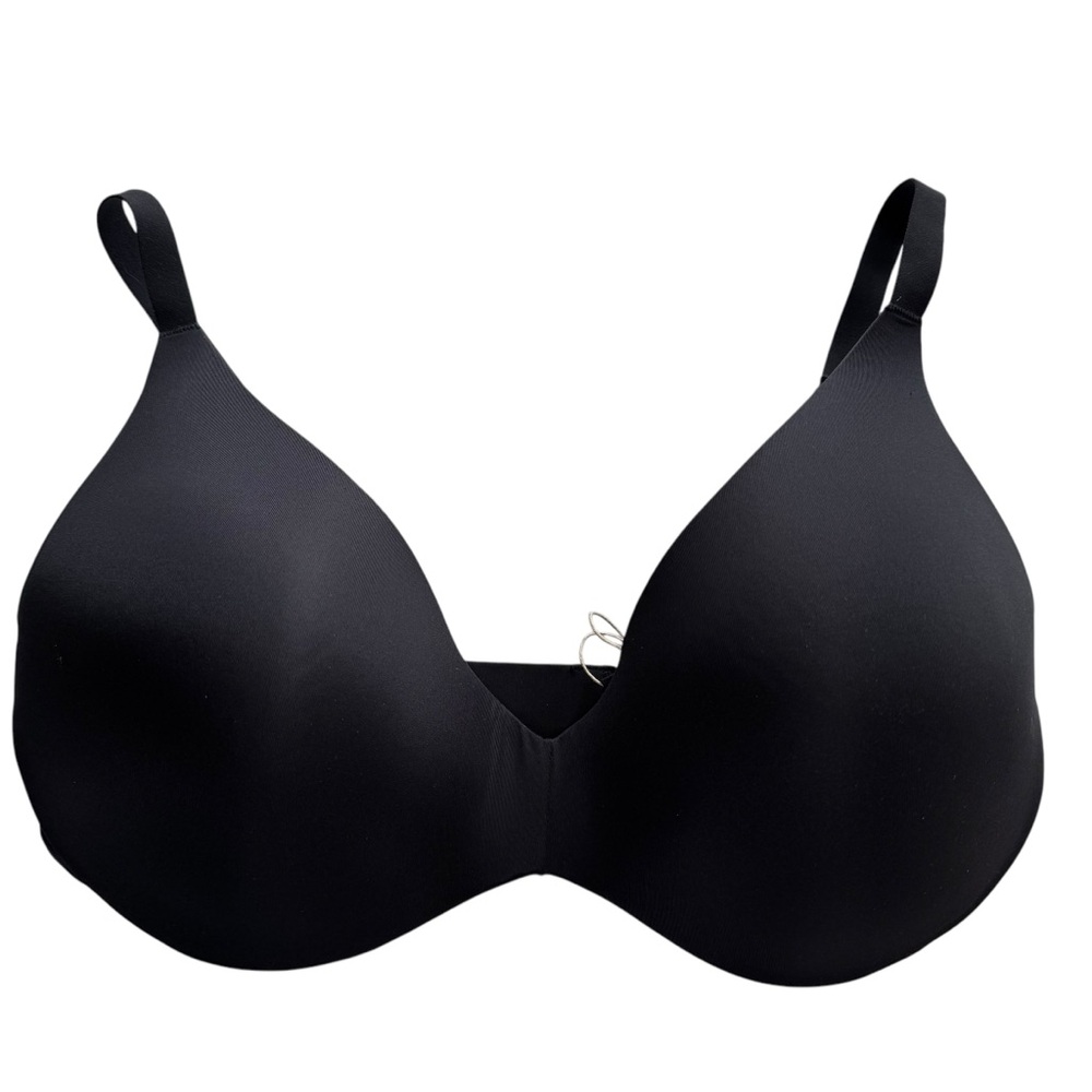 Skims Wireless Form Push up Bra Onyx Size 36DDD Black